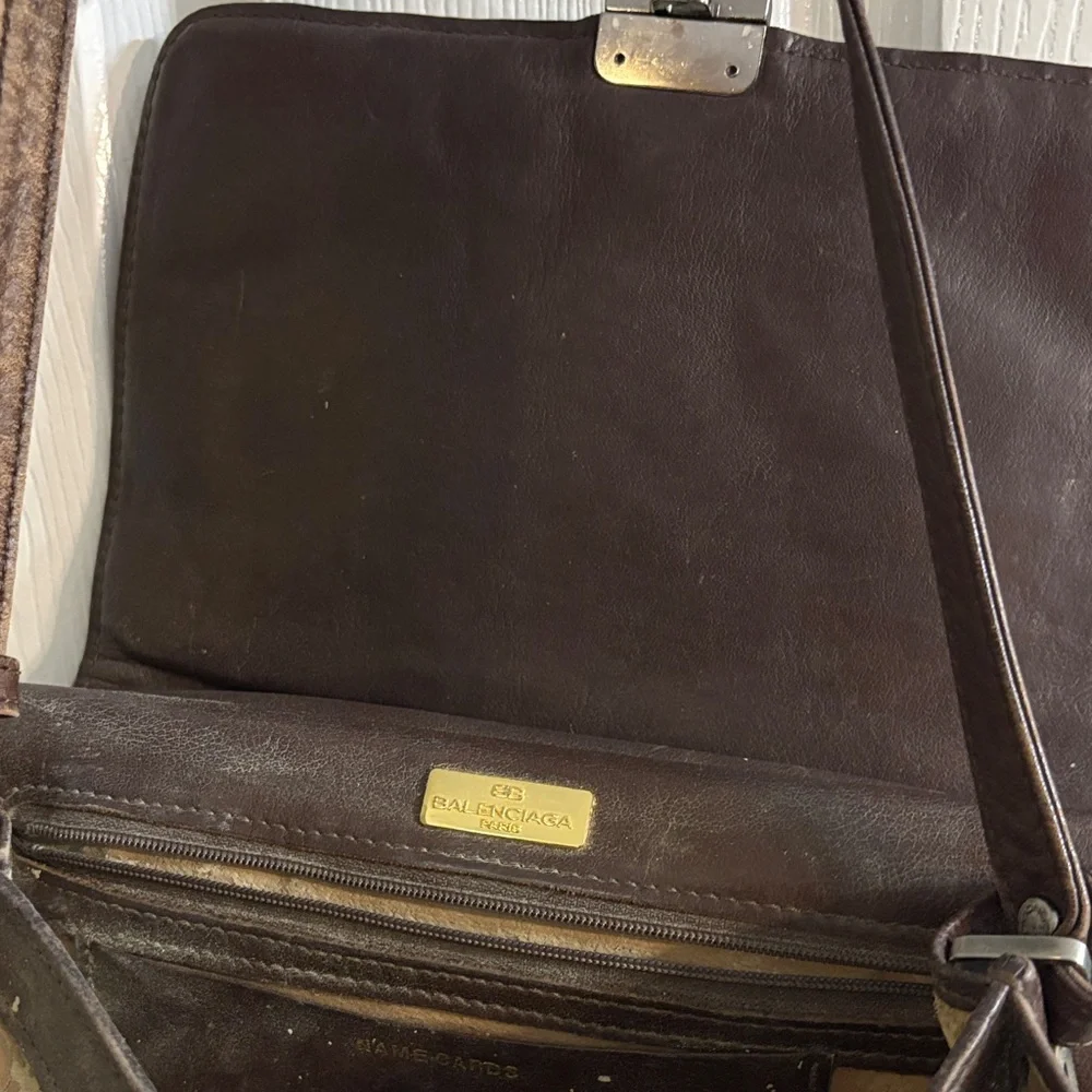 Balenciaga Dark Brown Messenger Bag - Picture 11 of 17
